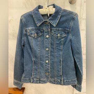 Blue denim jean jacket